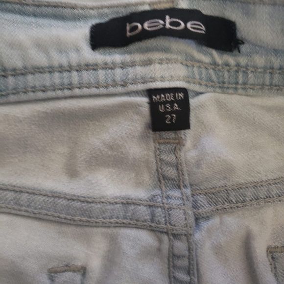 Bebe Jeans- Rhinestone Detail, sz. 27 - Picture 5 of 14